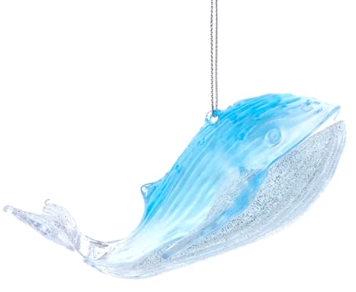 The Bridge Collection 12,7 cm großer blauer Wal aus Kunstkristall – Strand-Weihnachtsbaumschmuck für Küstendekoration The Bridge Collection 12,7 cm großer blauer Wal aus Kunstkristall – Strand-Weihnachtsbaumschmuck für Küstendekoration von The Bridge Collection