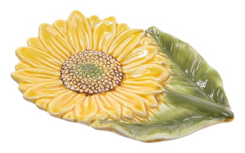 The Bridge Collection 15,2 cm Keramik-Sonnenblumen-Löffelablage – Blumenlöffelhalter – Sonnenblumen-Küchendekoration The Bridge Collection 15,2 cm Keramik-Sonnenblumen-Löffelablage – Blumenlöffelhalter – Sonnenblumen-Küchendekoration von The Bridge Collection