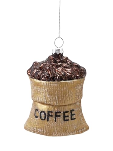 The Bridge Collection Glas-Kaffeebohnensack-Ornament – 10,2 cm Beutel mit geröstetem Kaffee – inspiriert von Cafés, Lattes, Espresso, Americano, Frühstück und Morgentasse Joe The Bridge Collection Glas-Kaffeebohnensack-Ornament – 10,2 cm Beutel mit geröstetem Kaffee – inspiriert von Cafés, Lattes, Espresso, Americano, Frühstück und Morgentasse Joe von The Bridge Collection