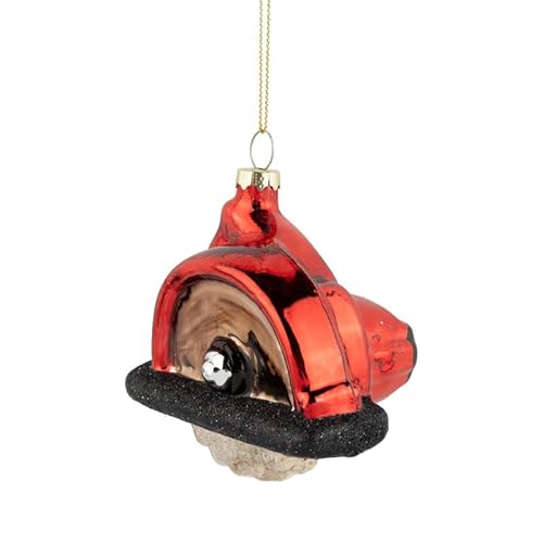 The Bridge Collection Glas Kreissäge Weihnachten Ornament - Festliche Werkstatt Werkzeug Urlaub Ornament für DIY Väter, Tischler und Bauarbeiter von The Bridge Collection