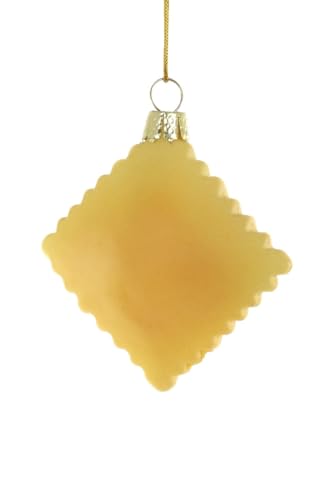 The Bridge Collection Glas-Ravioli-Ornament – 5,1 cm Pasta-Weihnachtsschmuck – Lebensmittel-Themen-Urlaubsdekoration The Bridge Collection Glas-Ravioli-Ornament – 5,1 cm Pasta-Weihnachtsschmuck – Lebensmittel-Themen-Urlaubsdekoration von The Bridge Collection