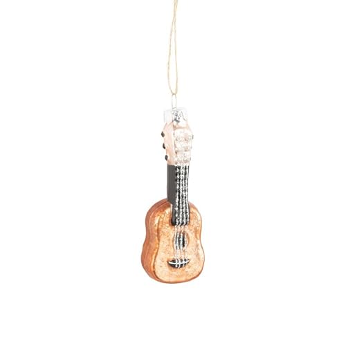 The Bridge Collection Glas Ukulele Weihnachten Ornament - Festliche Feiertagsbaumdekoration - Musikinstrument Ornament für Ukulelenspieler und Musikliebhaber The Bridge Collection Glas Ukulele Weihnachten Ornament - Festliche Feiertagsbaumdekoration - Musikinstrument Ornament für Ukulelenspieler und Musikliebhaber von The Bridge Collection