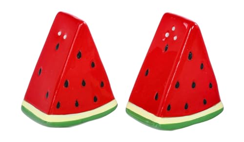 The Bridge Collection Salz- und Pfefferstreuer-Set mit Wassermelonenscheiben, 2-teiliges Set, Salz- und Pfefferstreuer, Sommer-Küchendekoration The Bridge Collection Salz- und Pfefferstreuer-Set mit Wassermelonenscheiben, 2-teiliges Set, Salz- und Pfefferstreuer, Sommer-Küchendekoration von The Bridge Collection