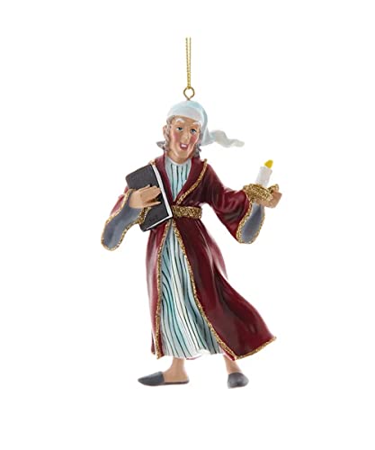 The Bridge Collection: Ebenezer Scrooge im Bademantel Ornament - Weihnachtsschmuck aus Harz mit Glitzerakzenten - Traditionell - Blau mit Gold- oder Silberakzenten - 12,7 cm hoch The Bridge Collection: Ebenezer Scrooge im Bademantel Ornament - Weihnachtsschmuck aus Harz mit Glitzerakzenten - Traditionell - Blau mit Gold- oder Silberakzenten - 12,7 cm hoch von The Bridge Collection