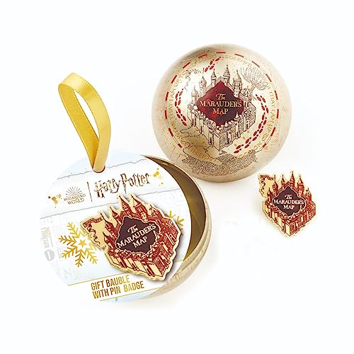 Harry Potter Offizielle Karte des Rumtreibers Kugel mit Anstecknadel innen von The Carat Shop
