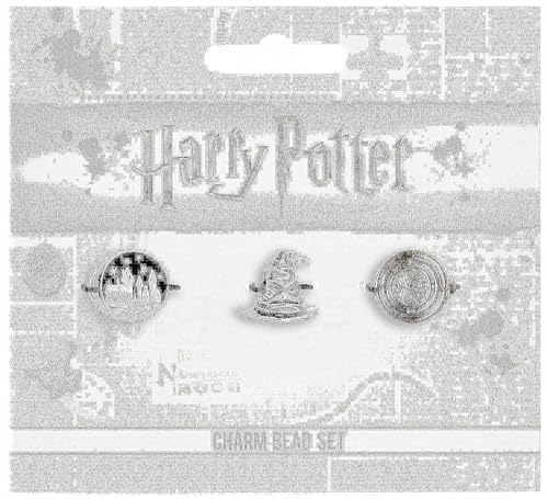 The Carat Shop Harry Potter: Set of 3 Spacer Beads - Hogwart'S Castle, Sorting Hat, Time Turner von The Carat Shop