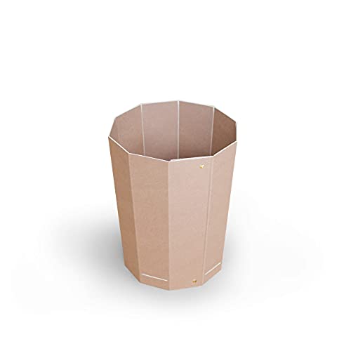 Papierkorb Chuck the Paperbin in braun - 15 Liter - 100% plastikfrei - Design made in Berlin von The Cardboard Co
