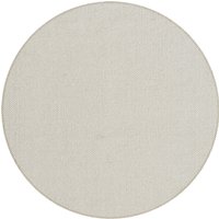 the carpet Teppich "Boho Nature Wool", rund, Natur Wool Handgewebter Wollteppich skandinavischen Boho-Look von The Carpet