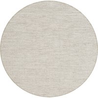 the carpet Teppich "Boho Nature Wool", rund, Natur Wool Handgewebter Wollteppich skandinavischen Boho-Look von The Carpet