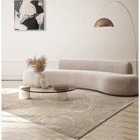 the carpet Teppich "Mila" rechteckig 8 mm Höhe moderner Wohnzimmer Teppich elegant glänzender Flor the carpet Teppich "Mila" rechteckig 8 mm Höhe moderner Wohnzimmer Teppich elegant glänzender Flor von The Carpet