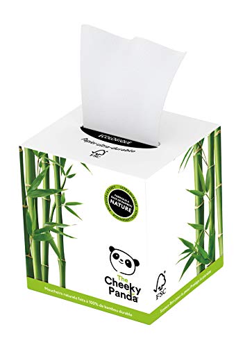 The Cheeky Panda Taschentücherbox | Tissue-Box aus Bambus | 56 Taschentücher von The Cheeky Panda