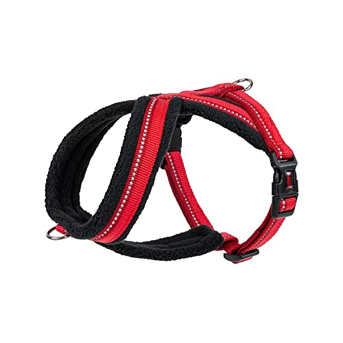 HALTI Comfy Hundegeschirr - Fleecefutter mit 3M-Reflektorgewebe, Befestigung vorne und hinten für zusätzliche Kontrolle mit einer Hundeleine. Geeignet für große Hunde (Größe XL) von Halti