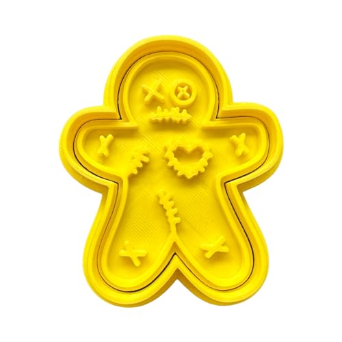 The Cookie Cutter Hub Lebkuchen-Zombie #2 Ausstechform und passender Präger für Plätzchen Kekse Ton Backen Dekoration The Cookie Cutter Hub Lebkuchen-Zombie #2 Ausstechform und passender Präger für Plätzchen Kekse Ton Backen Dekoration von The Cookie Cutter Hub