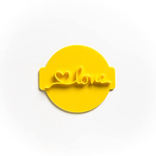 The Cookie Cutter Hub Love with a Heart Stempel für Cupcakes Fondant Zuckerguss Ton Kuchen Backen Dekoration von The Cookie Cutter Hub