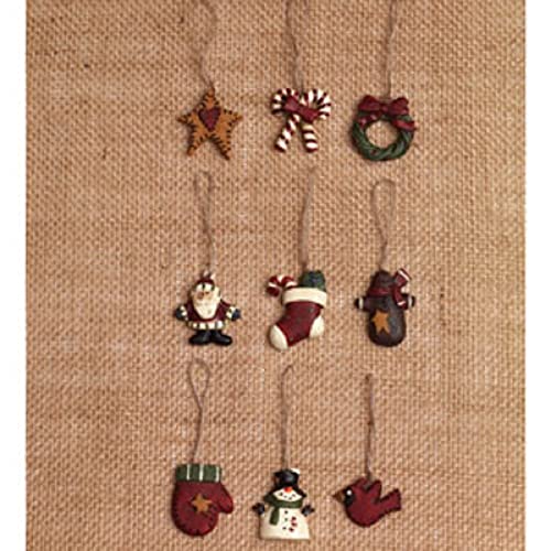 Country House Collection 98717 Mini Primitive Ornamente, 9 Stück von The Country House Collection