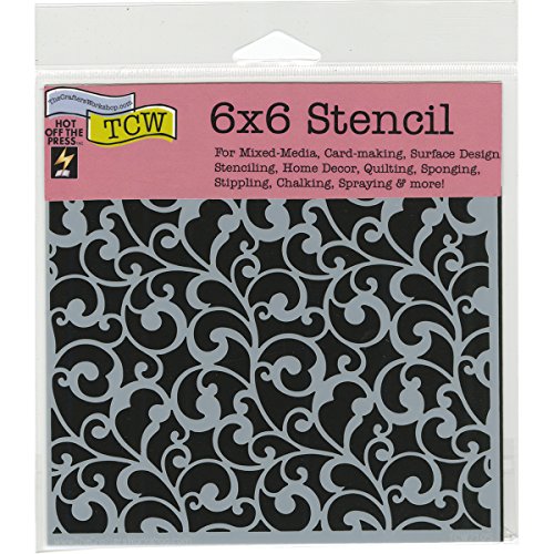 Crafter's Workshop Template 6"X6"-Endless Swirls von The Crafter's Workshop