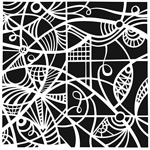 Crafter's Workshop Template 6"X6"-Patterned Glass von The Crafter's Workshop
