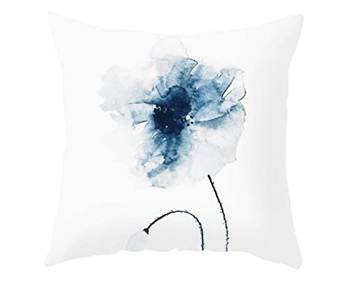 Kissenbezug mit geometrischem Muster, 45,7 x 45,7 cm, Blau Kissenbezug mit geometrischem Muster, 45,7 x 45,7 cm, Blau von The Crafty Owl