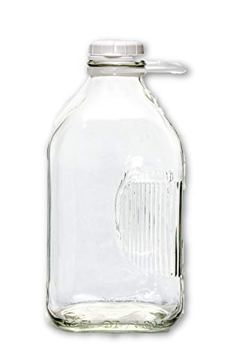 The Dairy Shoppe Milchflasche aus Glas, 1,8 l, transparent von The Dairy Shoppe