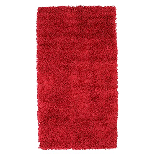 The Deco Factory Langflor Teppich Soft Feel Rot 150 x 80 cm von Thedecofactory