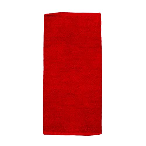 Teppich, Baumwolle, extra weich, 50 x 120 cm, Rot von Thedecofactory