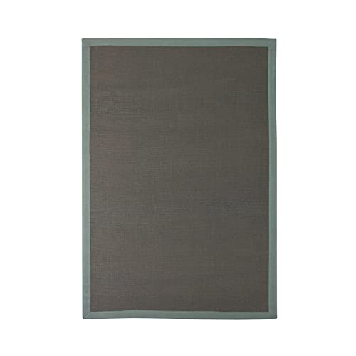 THE DECO FACTORY Natural Jute Teppich aus Jute, Grau, 160 x 230 cm von Thedecofactory