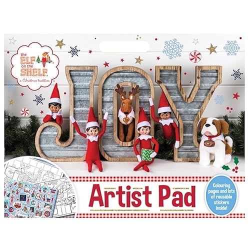 The Elf on the Shelf Künstlerblock – 24 Malvorlagen und viele wiederverwendbare Aufkleber The Elf on the Shelf Künstlerblock – 24 Malvorlagen und viele wiederverwendbare Aufkleber von The Elf on the Shelf