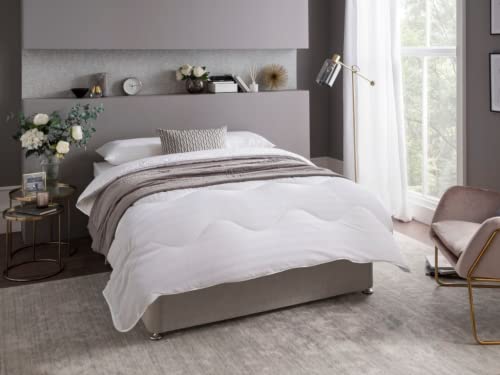 The Fine Bedding Company Boutique Seiden-Bettdecke, 13,5 Tog, für alle Jahreszeiten, Luxus-Bettwäsche, maschinenwaschbar, Doppelbett von The Fine Bedding Company