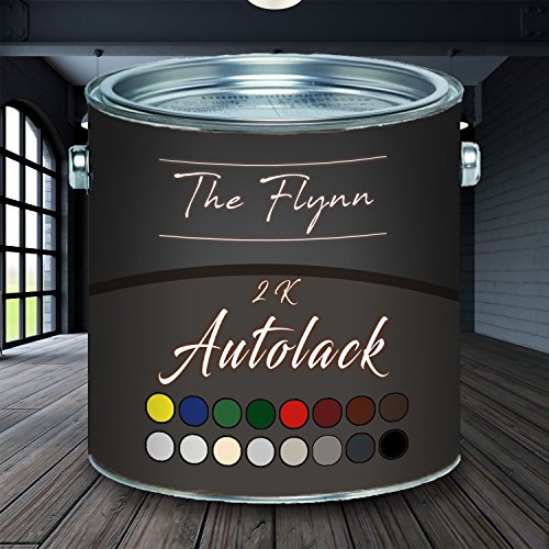 The Flynn hochwertiger 2-Komponentenlack Autolack/Landmaschinenlack mit passendem Härter - glänzend - Wunschfarbton möglich (RAL 7016 Anthrazitgrau, 5 L) von The Flynn