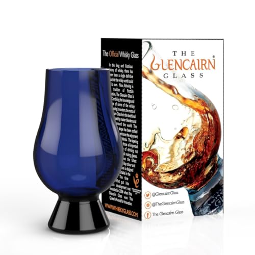 Blaues Glencairn Whisky Glas In Geschenkbox von GLENCAIRN