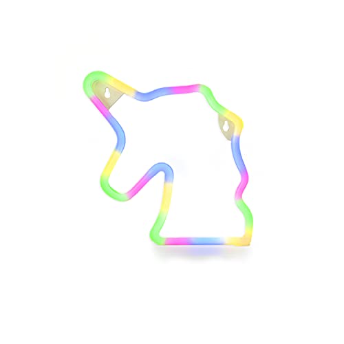 LED-Lampe in Einhorn-Form - Neonlichter - für Bars oder Kinderzimmer - zum Aufhängen oder Hinstellen LED-Lampe in Einhorn-Form - Neonlichter - für Bars oder Kinderzimmer - zum Aufhängen oder Hinstellen von The Glowhouse