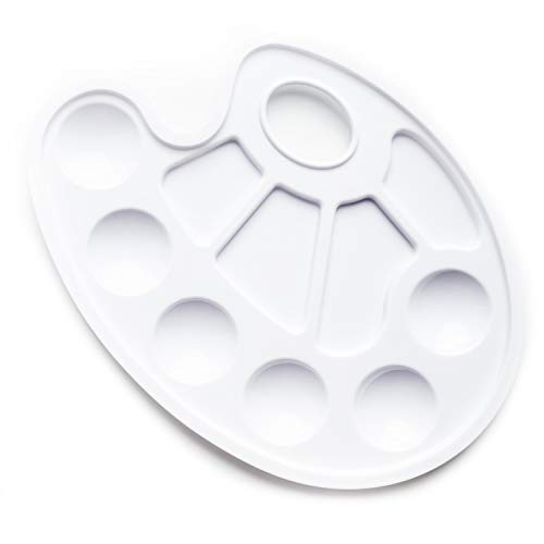Ovale Künstlermischpalette (1 x ovale Ovale Künstlermischpalette (1 x ovale von The Glowhouse