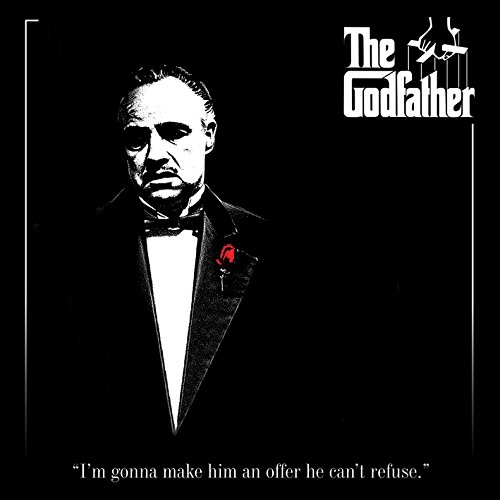 The Godfather Leinwanddruck, Polyester, Mehrfarbig, 40 x 40 cm von The Godfather