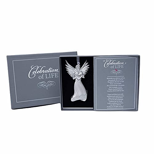 Gedenkengel-Ornament mit Lebensfeier, Gedicht-Sympathie-Geschenk für den Verlust eines geliebten Menschen, Gedenk-Ornament in Erinnerung an verlorene Lieben, Trauergeschenk für den Verlust von Mama, von The Grandparent Gift Co.
