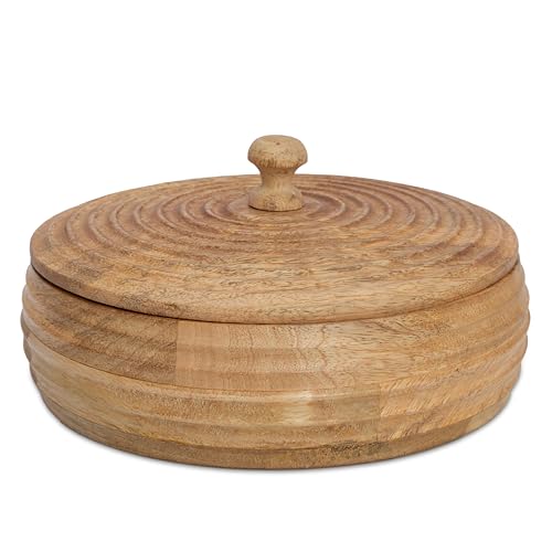 Handgefertigter hölzerner mexikanischer Tortilla-Stövchenkorb indischer Chapati-Roti-Brothalter Box Pfannkuchen-Keeper Serviergeschirr Hot Pot Auflaufform Deckel Home Küche Essdekor naturbraun 23 x 7 Handgefertigter hölzerner mexikanischer Tortilla-Stövchenkorb indischer Chapati-Roti-Brothalter Box Pfannkuchen-Keeper Serviergeschirr Hot Pot Auflaufform Deckel Home Küche Essdekor naturbraun 23 x 7 von The Great Indian Bazaar