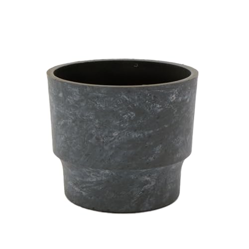 The HC Companies 12,7 cm großer runder Übertopf – Kleiner Kunststoff-Blumentopf mit Drainage für Innen- und Außenpflanzen, künstlicher Beton The HC Companies 12,7 cm großer runder Übertopf – Kleiner Kunststoff-Blumentopf mit Drainage für Innen- und Außenpflanzen, künstlicher Beton von The HC Companies