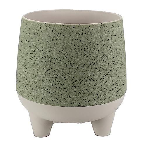 The HC Companies Orion Selbstbewässernder Übertopf, 15,2 cm, leicht, für den Innenbereich, Kunststoff, für Kräuter und Blumen, Salbei von The HC Companies