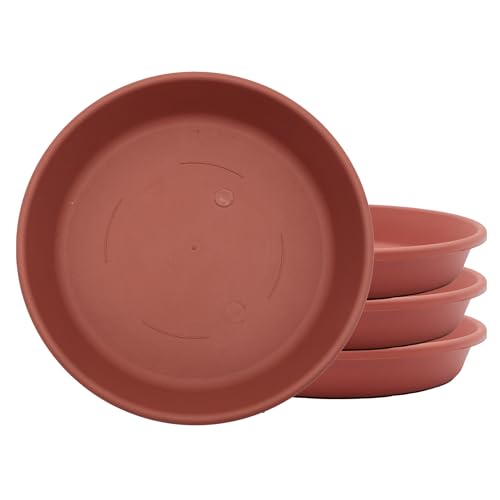 The HC Companies SLI10000E35T032LREGB Klassischer runder Untersetzer aus Kunststoff, 25,4 cm, 4 Stück, Ton von The HC Companies