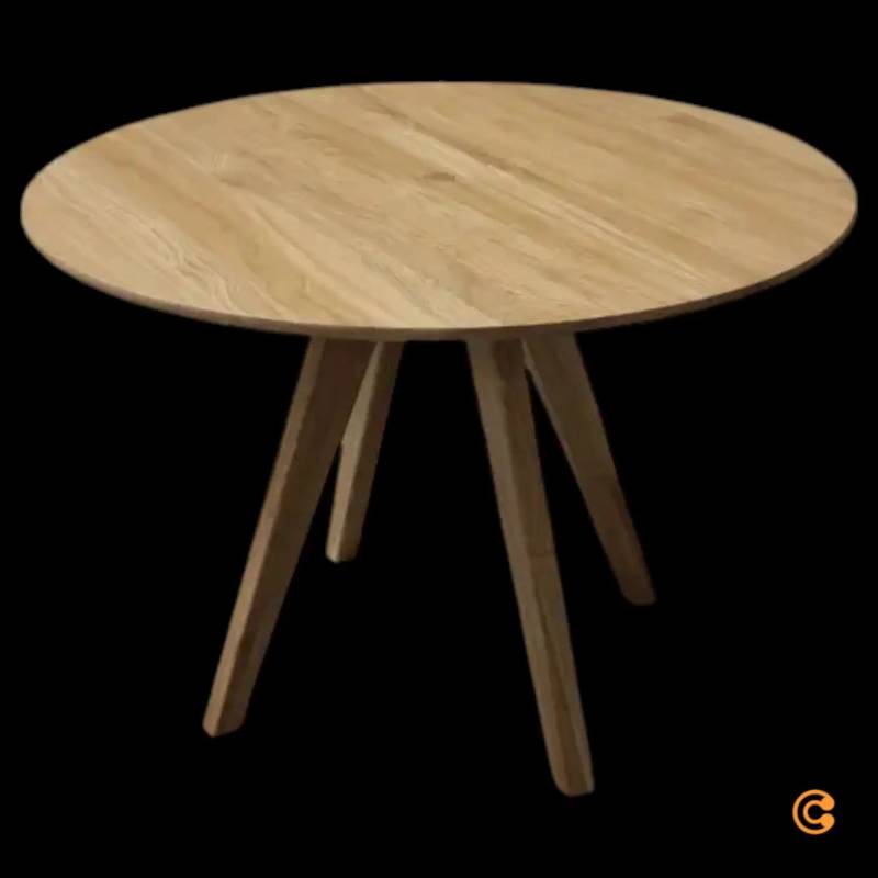 B-Ware The Hansen Family Arthur Esstisch Küchentisch Tisch ø107cm Eiche Siehe Text/Foto von The Hansen Family