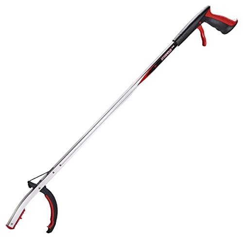 Helping Hand Company Extra Langer Streuschaufnehmer PRO 127 cm, robuster Streugreifer mit ergonomischem Griff, Müllgreifer, Greifstab für Erwachsene, Laubgreifer von The Helping Hand Company