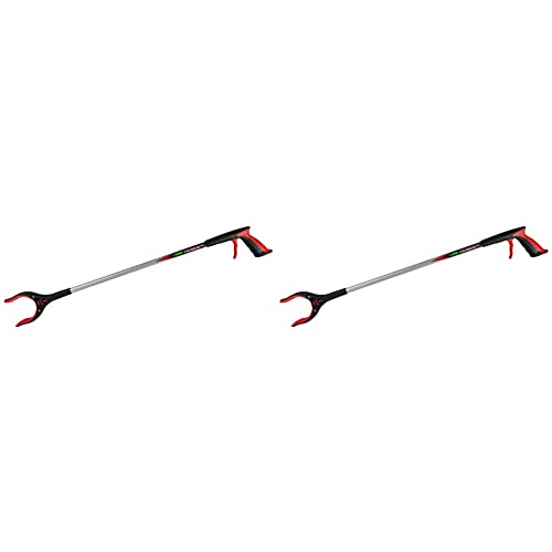 The Helping Hand Company LP2137IB Streetmaster Pro Extra, Rot/Silber, 94 cm (37 Zoll) & Streetmaster Pro-Litter Picker, Rot/Silber, 84 cm von The Helping Hand Company