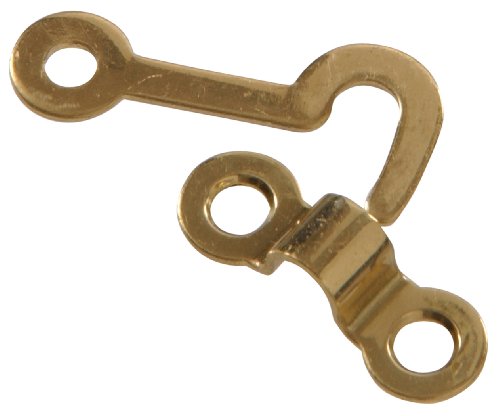 Das Hillman Gruppe 853010 massivem Messing Dekorative Haken mit Heftklammern – Helle Messing Finish 2er Pack Das Hillman Gruppe 853010 massivem Messing Dekorative Haken mit Heftklammern – Helle Messing Finish 2er Pack von The Hillman Group
