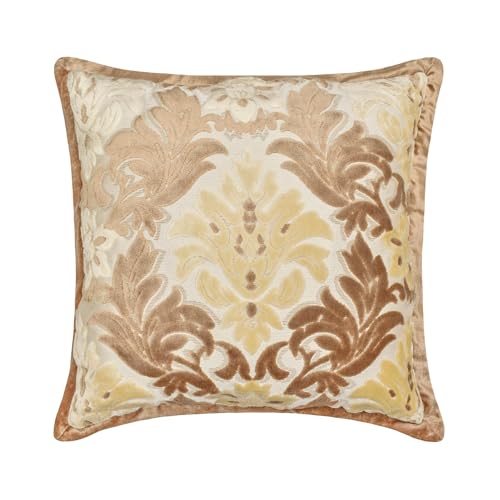 The HomeCentric Dekorativ Gold & Beige Kissen Überzüge, 40 x 40 cm Samt Kissen Damast, viktorianisch & Samt, Kissenhülle mit, Damast Kissen, viktorianisch Kissen Überzüge - Agatha The HomeCentric Dekorativ Gold & Beige Kissen Überzüge, 40 x 40 cm Samt Kissen Damast, viktorianisch & Samt, Kissenhülle mit, Damast Kissen, viktorianisch Kissen Überzüge - Agatha von The HomeCentric