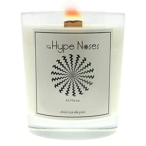 The Hype Noses Candle 190G Art Maniac Kerze, Mehrfarbig, 190 g von The Hype Noses