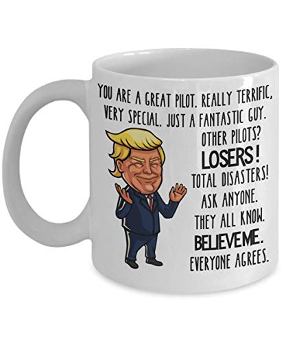 Piloten Kaffeetasse Trump Geschenke für Piloten Geschenk für Männer oder Frauen Geburtstagsgeschenk für Flieger MAGA Lustige Donald Trump Tasse Piloten Kaffeetasse Trump Geschenke für Piloten Geschenk für Männer oder Frauen Geburtstagsgeschenk für Flieger MAGA Lustige Donald Trump Tasse von The Improper Mug