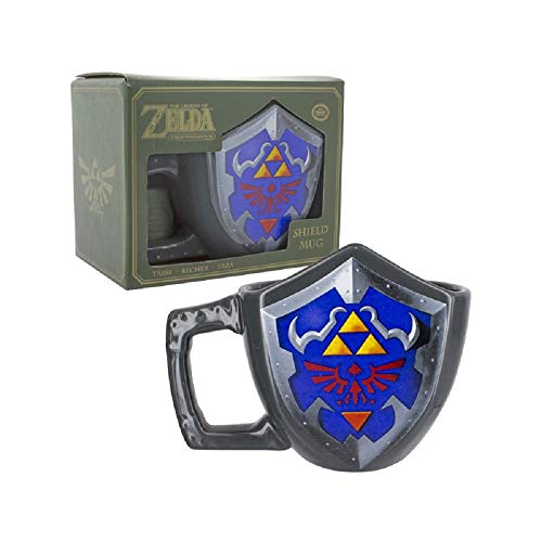 Legend of Zelda - Tasse 3D Kaffeebecher - Schild - Link Hylia Shield - Keramik - Geschenkbox von The Legend of Zelda
