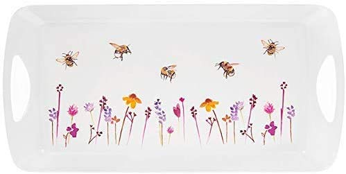 Jennifer Rose Busy Bees Sandwich-Tablett aus Melamin, mittelgroß, 40 x 19,5 cm Jennifer Rose Busy Bees Sandwich-Tablett aus Melamin, mittelgroß, 40 x 19,5 cm von The Leonardo Collection
