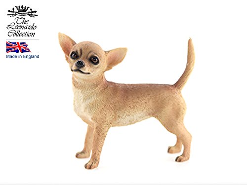 Leonardo Collection Chihuahua Ornament Hund, Stein, Tan von The Leonardo Collection