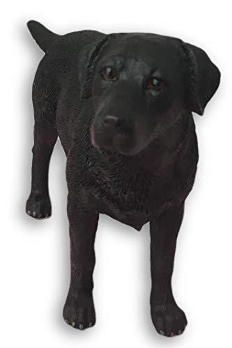Leonardo Collection Labrador Ornament Hund, Stein, Schwarz von The Leonardo Collection