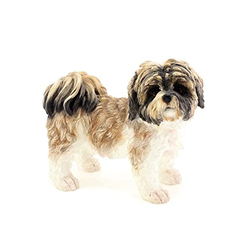 Leonardo Collection Shihtzu, Harz, Hellbraun, 9 x 8 x 4 cm von The Leonardo Collection